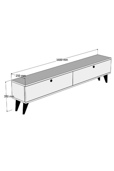 Hanah Home Soporte para TV Paris - Blanco
